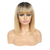 Honingblonde pruik