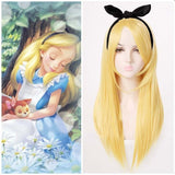 Alice in Wonderland Blonde Pruik