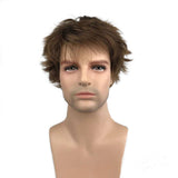 Bruine herenpruik | Perruque-Club