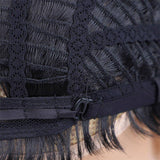 Damespruik kortgeknipt