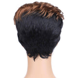 Damespruik kortgeknipt