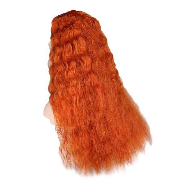 Damespruik lang rood