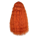 Damespruik lang rood