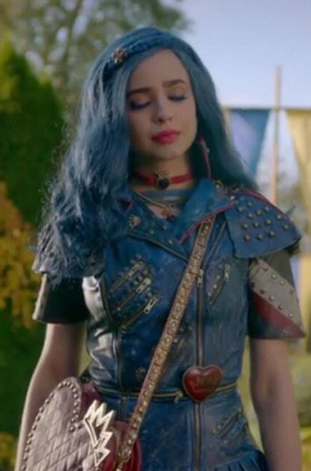 Evie Descendants 2 pruik