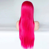 Damespruik fluorescerend roze