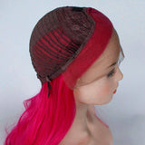 Damespruik fluorescerend roze