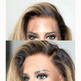 Glad pruik van natuurlijk haar - Perruque-Club