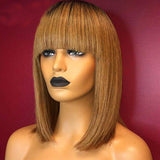 Honingkleurige pruik - Perruque-Club