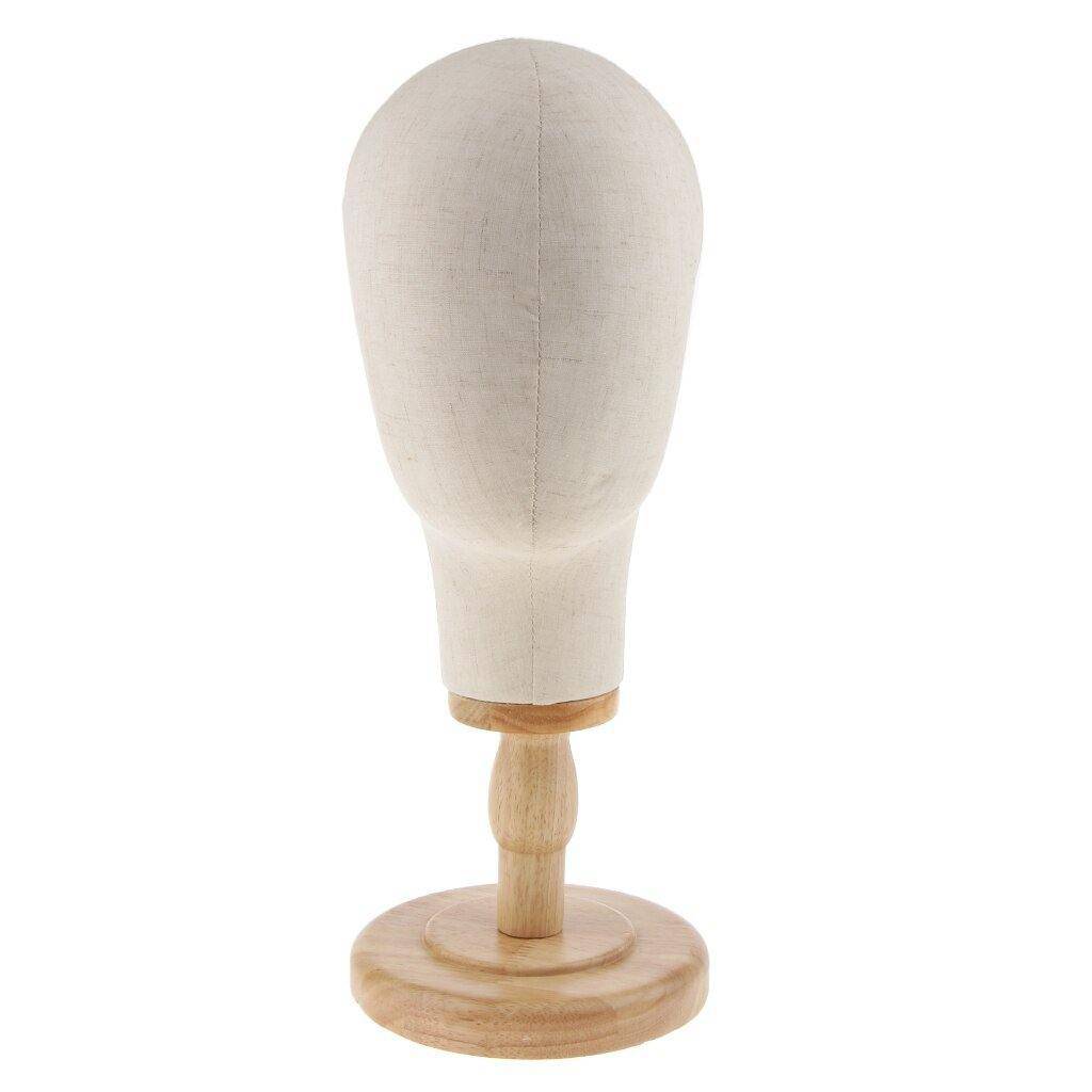 Houten pruikenhouder