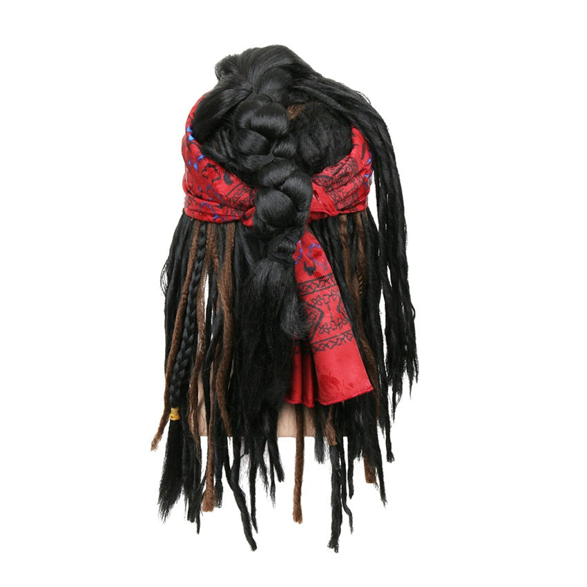 Jack Sparrow Volwassenen Pruik