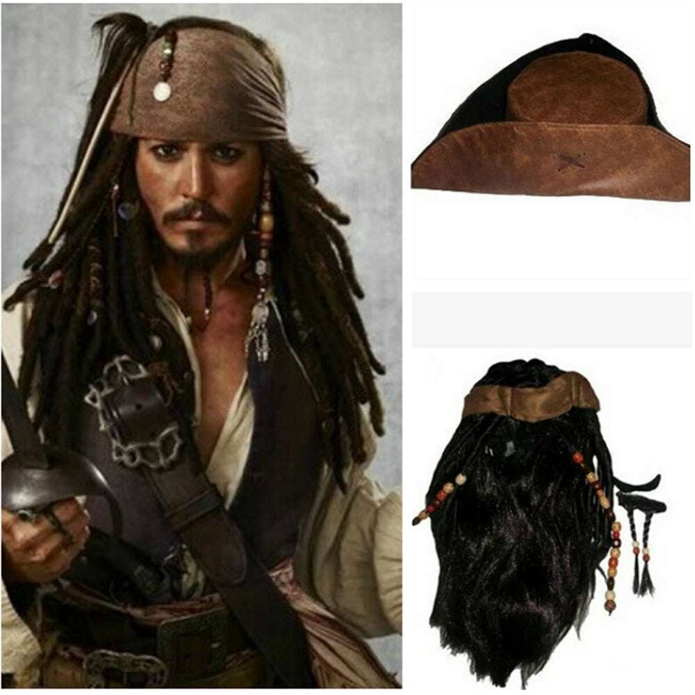Jack Sparrow Officiële Pruik