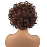 Kort krullend haar Pruik | Perruque-Club