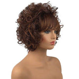 Kort krullend haar Pruik | Perruque-Club
