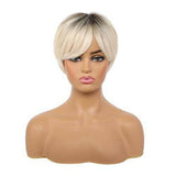 Korte Blonde Pruik | Perruque-Club