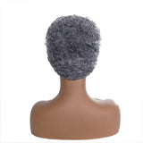 Korte grijze damespruik | Perruque-Club