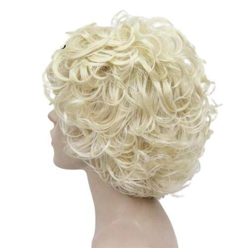 Krullend Blond Pruik | Perruque-Club