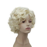Krullend Blond Pruik | Perruque-Club