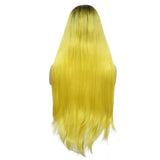 Lange Gele Pruik