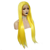 Lange Gele Pruik