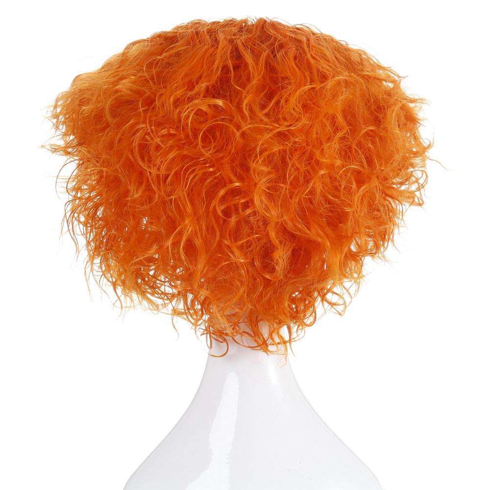 Mad Hatter oranje pruik