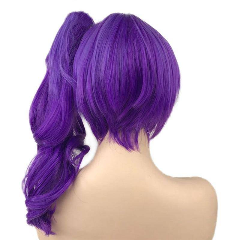Mauve pruik