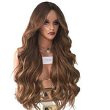 Bruine pruik | Perruque-Club