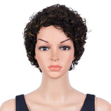 Natuurlijk Kort Haar Vrouw Pruik - Perruque-Club