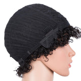 Natuurlijk Kort Haar Vrouw Pruik - Perruque-Club