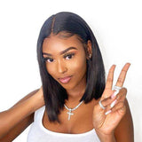 Natuurlijke korte pruik