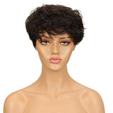 Natuurlijke korte pruik