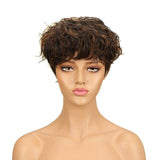 Natuurlijke korte pruik