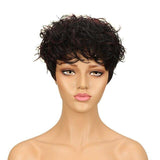 Natuurlijke korte pruik