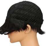 Natuurlijke korte pruik