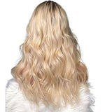 Natuurlijke krullende blonde pruik - Perruque-Club