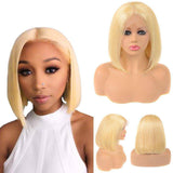 Natuurlijke Onzichtbare Blonde Pruik