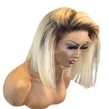 Natuurlijke vierkant geknipte pruik - Perruque-Club