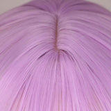 Lange Violette Pruik met Franje