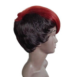 Damespruik kort haar