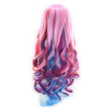 Lang golvend haar Pruik