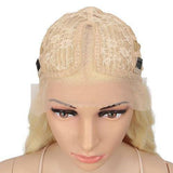 Lange golvende pruik