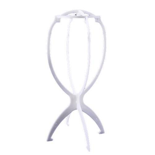 Plastic pruikenhouder