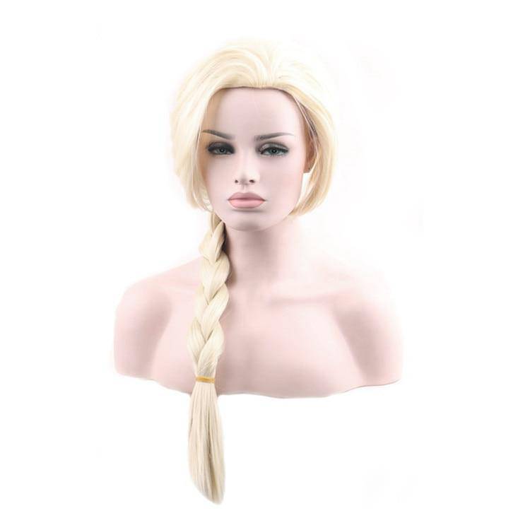 Blonde Matte Pruik