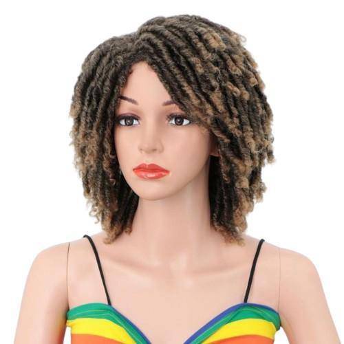 Korte Afro Pruik
