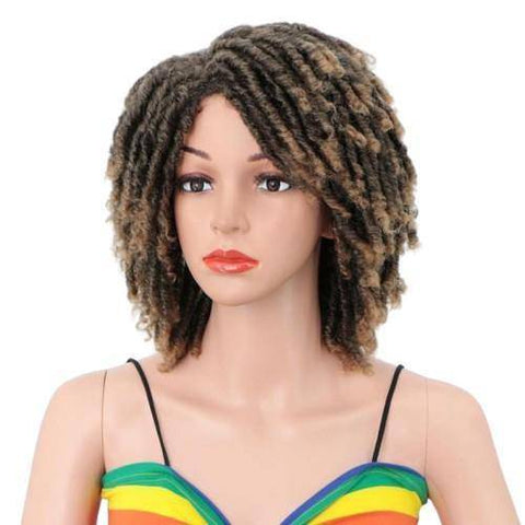 Korte Afro Pruik
