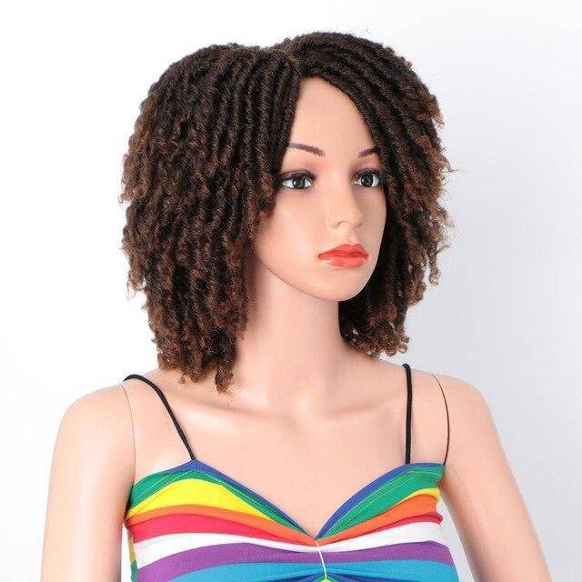 Korte Afro Pruik