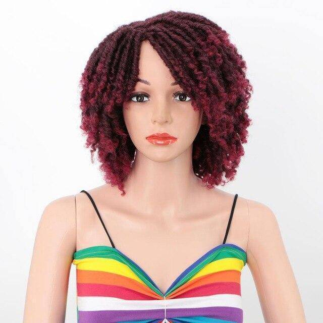 Korte Afro Pruik