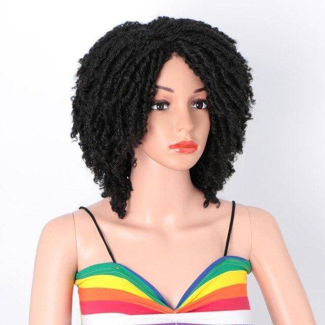 Korte Afro Pruik