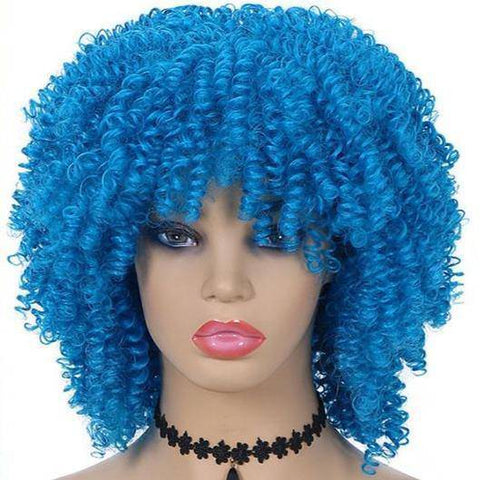 Afro krullenpruik