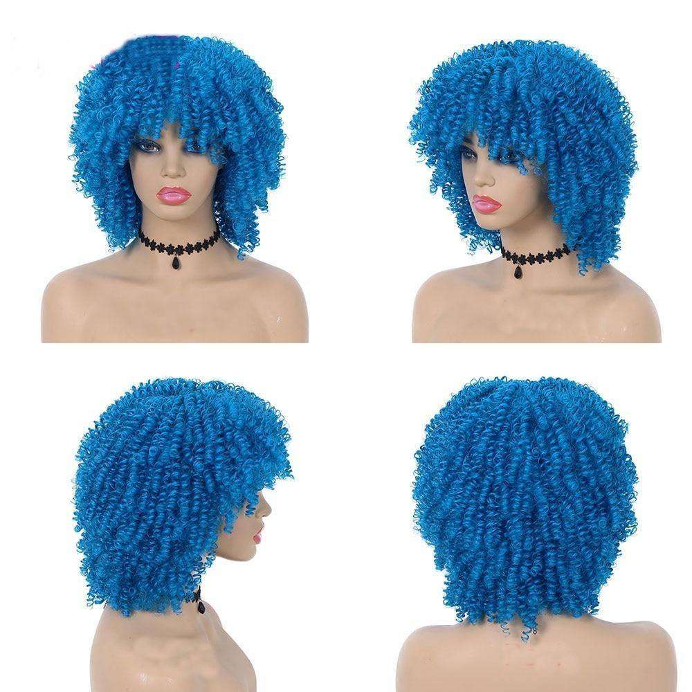Afro krullenpruik