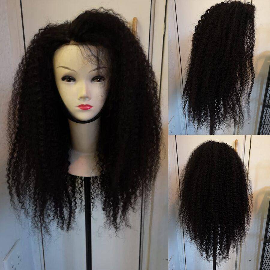 Natuurlijke Korte Afro Pruik